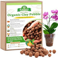 16LB Organic Leca Clay Pebbles for Plants, 4-16mm Natural Leca Ball by Sunwinx
