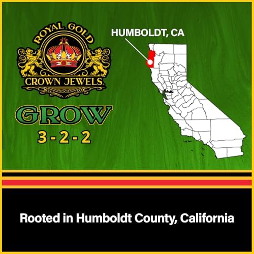 Royal Gold Crown Jewels Organic Grow 3-2-2 Dry Soluble Fertilizer, 5 lbs - Best for Improving Soil Before Planting, Encouraging Vigorous Growth and Plant Feeding - Image 3