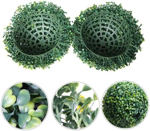 Artificial Plant Topiary Ball 15in, Faux Boxwood Balls, Boxwood Balls Outdoor, All-Year Green Faux Plant Decorative Balls for Backyard, Balcony,Garden, Wedding and Home DéCor - Image 3