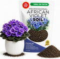 Professional African Violet Soil Mix Large 8.2 Quarts Ready to Use, Premium Potting Soil for African Violet Plants Indoor Flowering Soil, Peat Moss Coco Coir Perlite Dolomite Made in USA by LeavesSoul