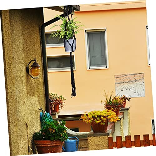 Abaodam Classic Macrame Plant Hangers Wall-Mounted Flower Pot Holders Home Decor - Image 4