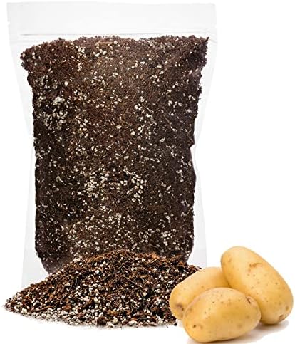 GARDENERA Premium Organic Potting Soil - 5 Quart - The Ideal Growing Medium for Delicious and Nutritious Homegrown Potatoes by Gardenera
