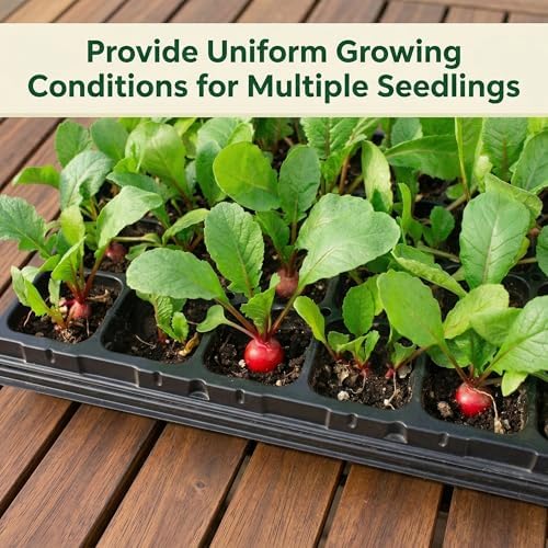 Gardzen 10 Pack 32 Cell Seed Starter Trays - Image 2