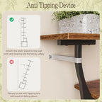 PRAISUN 51.3 Inch Plant Stand with Grow Light, 6 Tiered Indoor Plant Shelf - Image 6