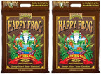 FoxFarm Happy Frog Potting Soil - Ready-to-Use Amended Container Blend with Soil Microbes, Earthworm Castings, Bat Guano, and Aged Forest Products for Indoor & Outdoor Plants - 12 Quart (2 Pack) by FoxFarm