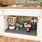 TigeJoy Under Sink Mats for Kitchen Waterproof 25" x 19", Cabinet Liner - Image 2