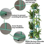 LINZINAR 6 Tier Plant Stand Indoor Outdoor Metal Flower Pot Display Shelf - Image 5