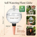 4 Pack 26 oz Extra Large Plant Self Watering Globes to 2 Weeks Watering - Image 3