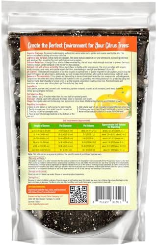 GARDENWISE Premium Organic Citrus Potting Soil for Indoor/Outdoor Plants - Perfect for Oranges, Lemons, Limes & Grapefruits Trees - Hand Blended for Optimal Growth (3 QUARTS) - Image 2
