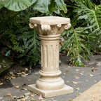 Vintage European Style Decorative Roman Column Pedestal Column Plant Stand by Unknown