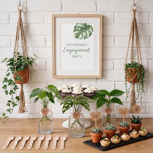 12 Pack Glass Plant Propagation Station Vases Small Jars Gifts - Image 2