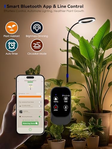 GLOWRIUM Smart Grow Light for Indoor Plants, Full Spectrum LED Plant Light - Image 2