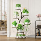 BACEKOLL Plant Stand Indoor with Grow Light, 7 Tier 49" Lighted Plant Shelf - Image 5