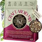 Craft Aroid Potting Mix- Elite Organic Alocasia, Philodendron, Monstera Soil Mix, Chunky, Well Draining Potting Soil for Indoor Plants, All Tropical Plants & Houseplants, Sustainable & Peat Free 4QT by GrowQueen
