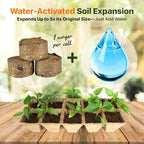 WONDER SOIL | 1000 Organic Seed Starter Pellets | Ready to Plant Seed Starting Soil Loaded with Pre-Mixed Nutrients | Fast Germination | Indoor or Outdoor | 1000 Count - Image 3