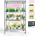 Bstrip 3-Tier Indoor Greenhouse with Grow Light, 35.4x13.8x59in by Bstrip