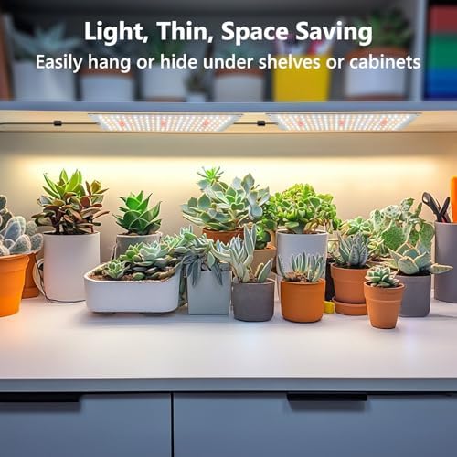 Garpsen Plant Light, 882 LEDs Full Spectrum 6000K Grow Light Panel, 6Panels - Image 2