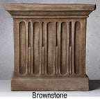 Campania International P-596-BR Newberry Urn, Brown Stone Finish - Image 2