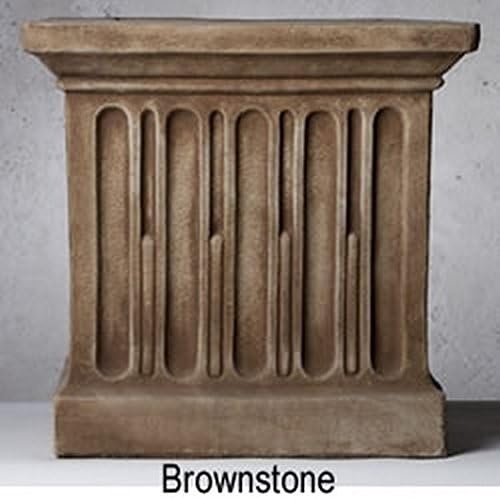 Campania International P-596-BR Newberry Urn, Brown Stone Finish - Image 2