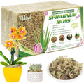 Halatool 4.4 LB Sphagnum Moss for Plants, 85 QT Long Fiber Orchid Moss by HALATOOL