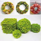 200g Artificial Moss for Crafts, Faux Decorative Plant for DIY Walls Wedding Party Table Centerpieces Home, Black - Image 4