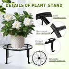 ESRICH 10 Pack Metal Plant Stand Outdoor, Plant Stands for Indoor - Image 6