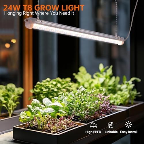 Bstrip 2ft Grow Light for Indoor Plants, 6-Pack Full Spectrum LED Strips - Image 3
