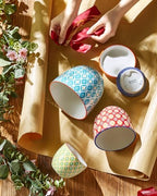 Metahom 5.8 Inch Ceramic Plant Pots, Colorful Flower Pots Set of 4 - Image 6