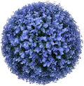 Decorative Faux Greenery Fake Plants 20in, Grass Balls Decorative Decor, Garden Spheres Outdoor, Decorative Balls for Home Decor, Artificial Plant Topiary Ball Tree by ATYUJKB