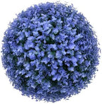 Decorative Faux Greenery Fake Plants 22in, Grass Balls Decorative Decor, Garden Spheres Outdoor, Decorative Balls for Home Decor, Artificial Plant Topiary Ball Tree by ATYUJKB