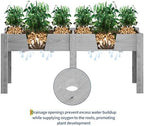 GarveeHome 72×23×30IN Elevated Raised Garden Bed, Ergonomic Fir Planter Box - Image 5