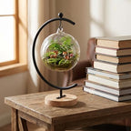 2pcs Hanging Hook Stand Black Iron for Glass Globe Ornaments - Image 7