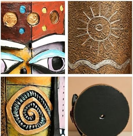 Picasso Abstract Face Planters Flower Pots, Handmade Resin Pots for Plants - Image 6