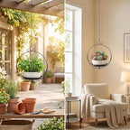 Hanging Planter for Indoor Outdoor Plant, Plant Hanger, Hanging Plant Tray - Image 6