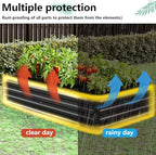 Vengarus 2PCS 8x4x1ft Galvanized Raised Garden Beds Kit,Planter Box Black - Image 6