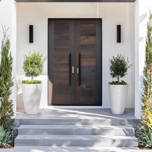 LA JOLIE MUSE Tall White Planter for Indoor Plants,20 Inch Tall Round Planter, Modern Flower Pot Containers,Large Decorative Tree Plant Pot,1 Pack - Image 4