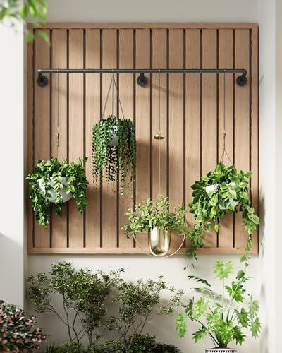 SOFITORG 65.7" Metal Plant Hanging Rod with 6 Chains, Pots Not Included - Image 2