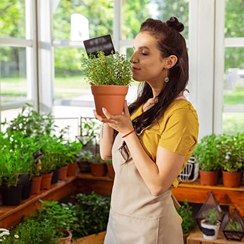Mumufy Terracotta 54 Pack 4 Inch Plant Pots Bulk Plastic with Drainage, - Image 5
