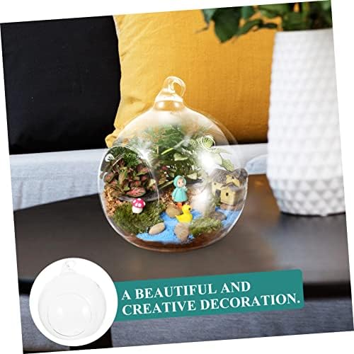 Glass Hanging Globe Terrarium 2pcs for Plants and Flowers - Image 7