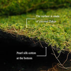 FAICOIA Artificial Moss for Decorating 39" x 39" Fake Moss for Crafts Faux Moss for Plants Indoor Green Faux Grass for Planters Crafts DIY Table Centerpieces Fairy Garden Floral Wedding 100 x 100cm - Image 3