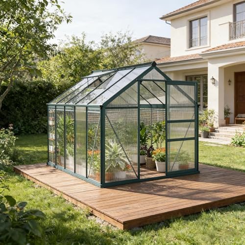 Portable Walk-in Greenhouse for Outdoors, Mini Grow Tent Plant Cabinet by Unknown