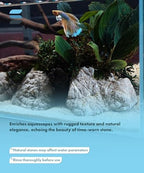 SubstrateSource Natural Aquarium Stones - Light Brown with Gray, Dimples & Craters, Decorative Aquascaping Rocks, Epiphytic Plants, Shrimp, Betta Fish Tank & Reptile Enclosure - Elephant Skin, 30 LB - Image 3