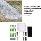 Greenhouse Hoop Planter Kit,Polyethylene Coated Fiberglass Arch Planter for Raised Bed Row Cover DIY Cold Bed Tunnel Support System Plant Protection Planting Planter - Image 6
