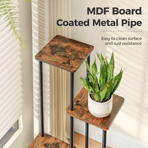Bamworld Tall Plant Stand Indoor Corner Plant Shelf for Multiple Plants - Image 6