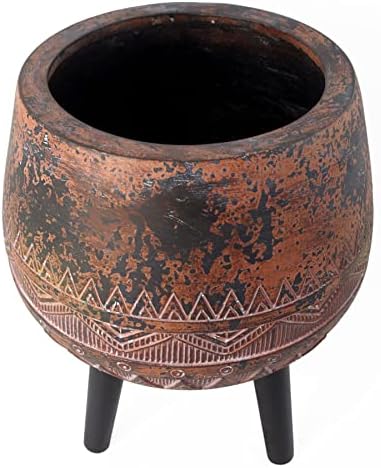 Leaf Large Planters Plant Pots, Fibreglass, 40cm Zaturn, 44cm - Image 6