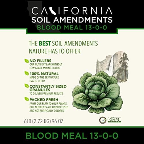 The Bud Grower | California Hot Soil Premium Blood Meal | 6 lbs of Fine Powder 100% Organic Blood Meal | All-in-One Grow Tent Kit's & Supplies - Image 2