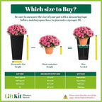 Lift Kit Planter Insert XL Tall Column Plant Riser Fill Bottom of Tall Flower Pots and XL Plant Containers | Indoor and Outdoor (20-34" Rise, 10" Base, 10" Top) - Image 5