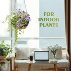 GARDIFE Hanging Planters, Self Watering, Black 12 Inch 2 Pack with Drainage - Image 6