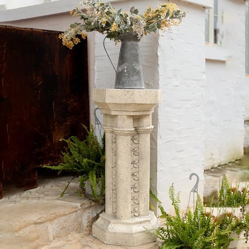 Vintage European Style Decorative Roman Column Pedestal Column Plant Stand - Image 3