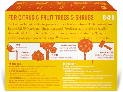 Fertilizer Spikes for Citrus & Fruit Trees & Shrubs (12 Spikes - 3.0 Lbs) - Image 5